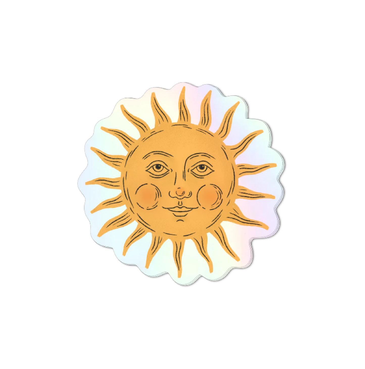 Holographic Sun Sticker