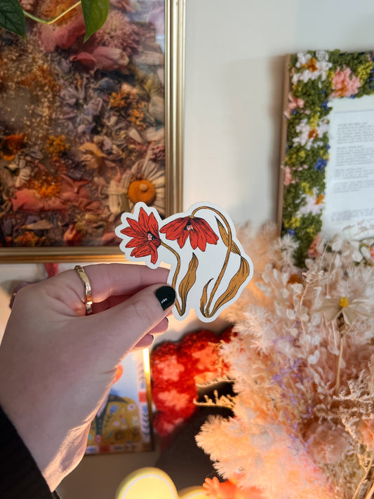 Flower Girls Sticker