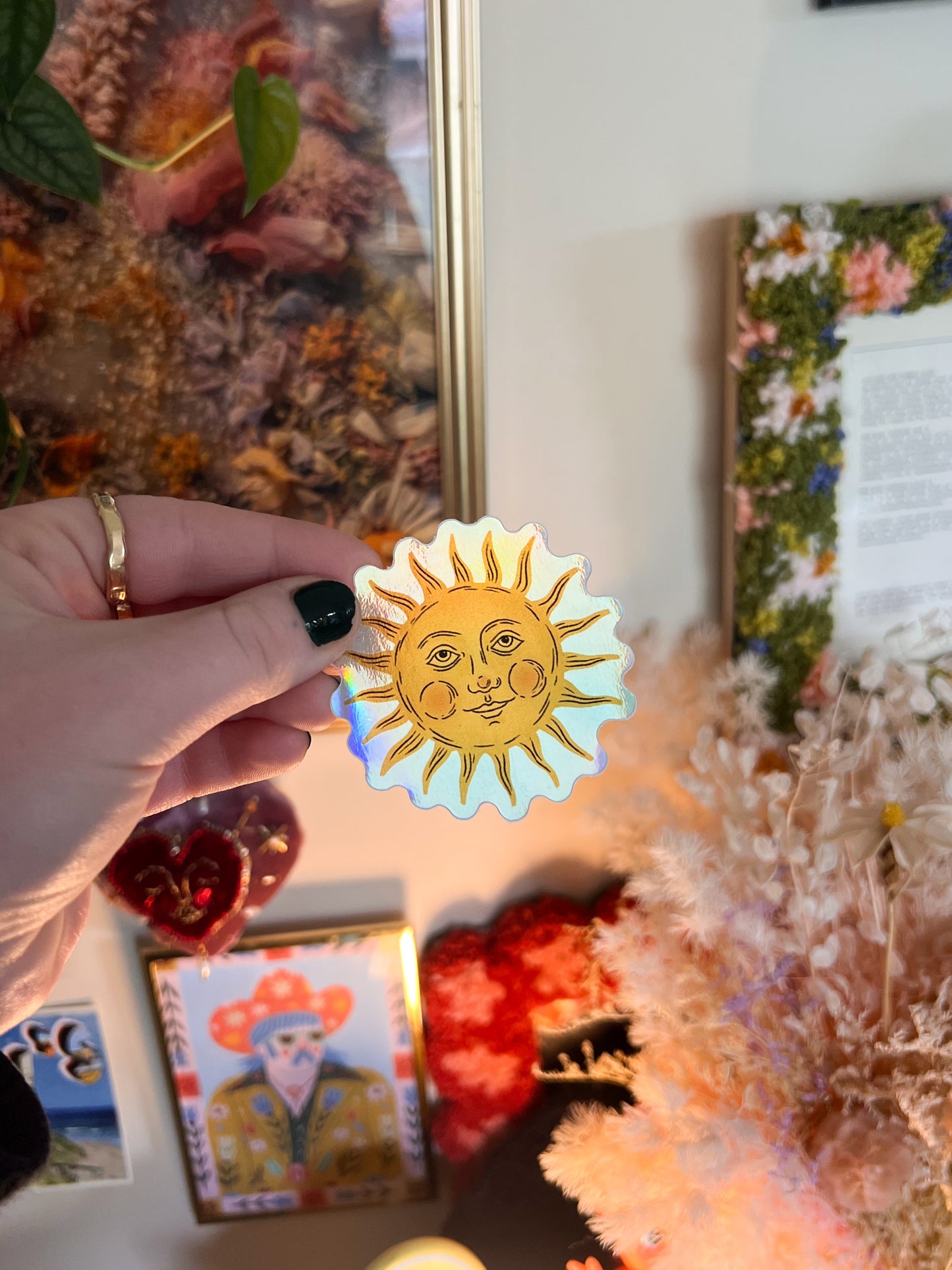 Holographic Sun Sticker